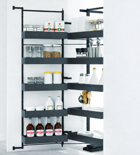 Silveta Pantry Dark Grey