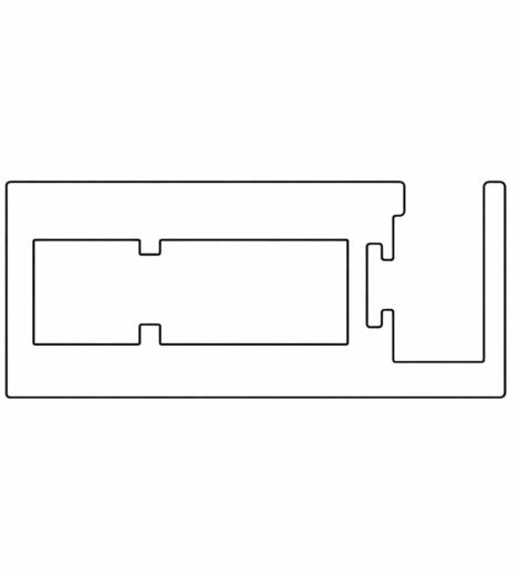LED Profile For Glass Shelf