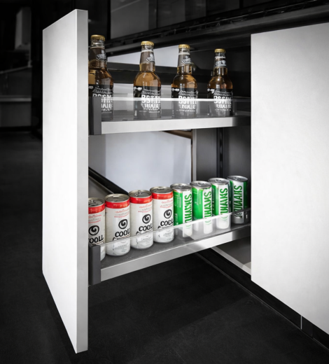 Glass Bottle Pullout (Side Mounted)